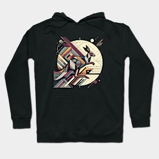 Abstract Animal Kangaroo 4 Hoodie